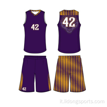Design del logo della jersey di basket del design uniforme del basket